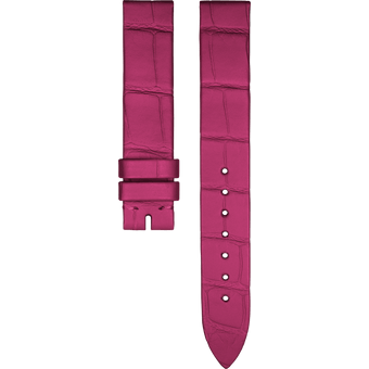 Possession 34mm Ruby Root Red Alligator Strap