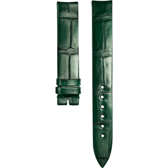 Sixtie Green Alligator Strap