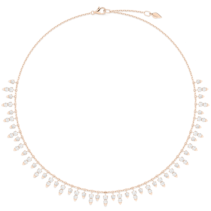 Piaget Rose Gold Diamond Necklace G37R0600