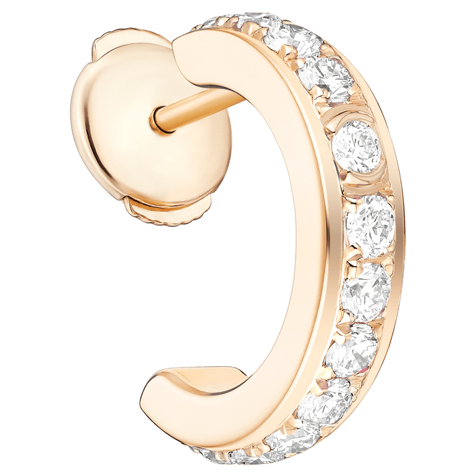 Piaget Rose Gold Diamond Single Earring G38P6A00