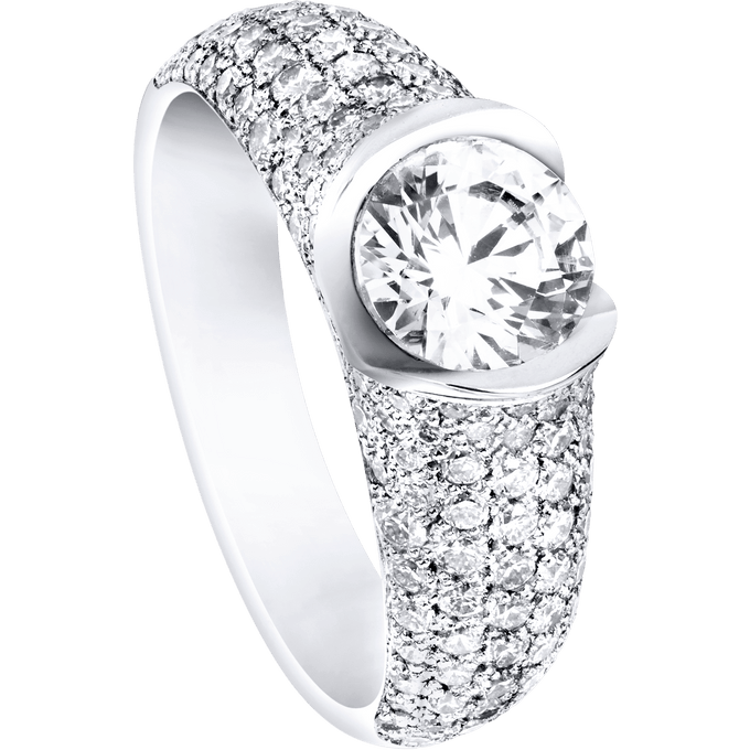 Platinum Diamond Engagement Ring G34L6B00 Piaget Wedding Jewellery