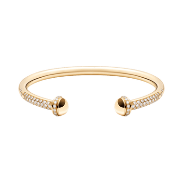 Possession open bangle bracelet