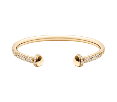 Possession open bangle bracelet