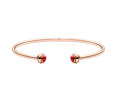 Possession open bangle bracelet