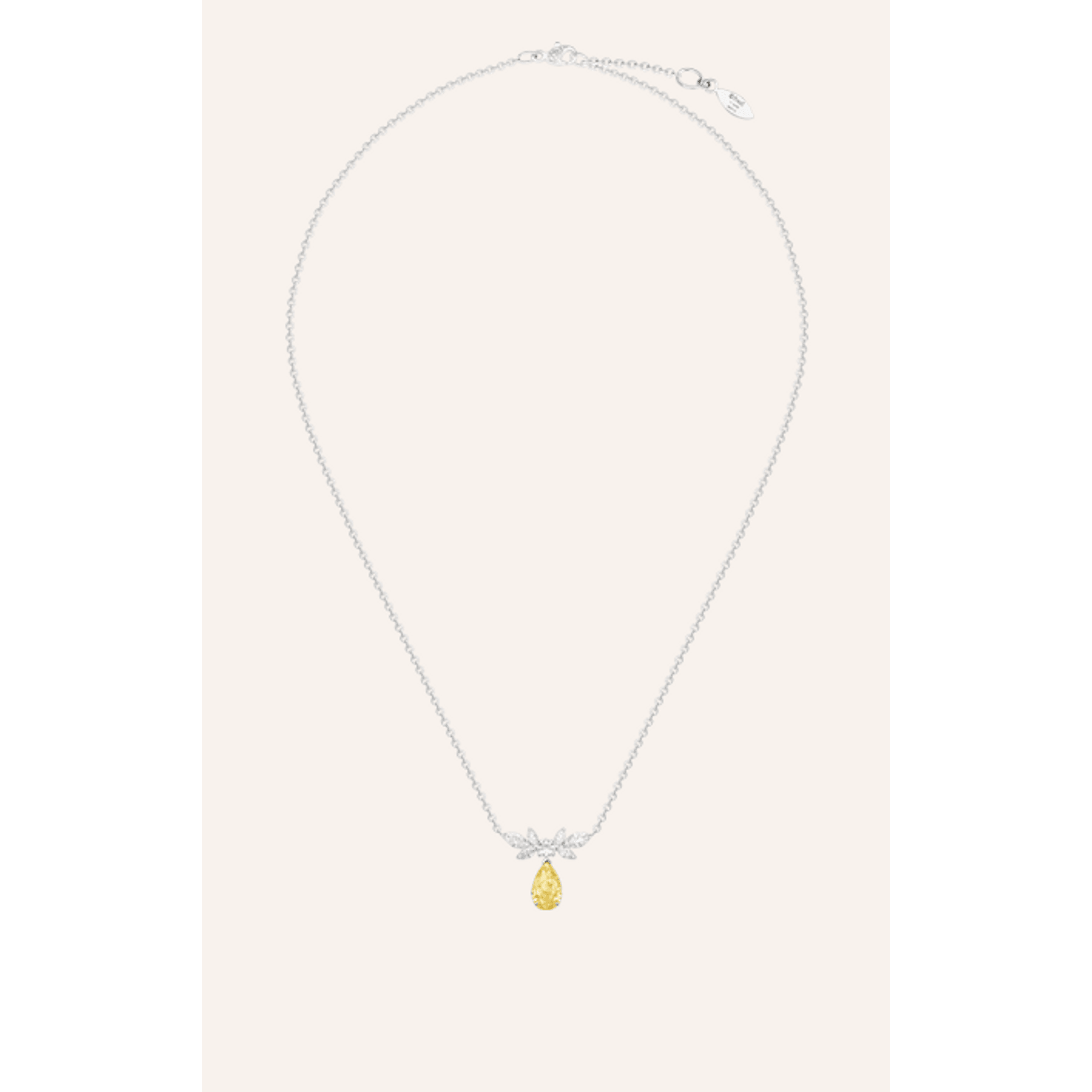 黃色鉆石高級珠寶項鏈