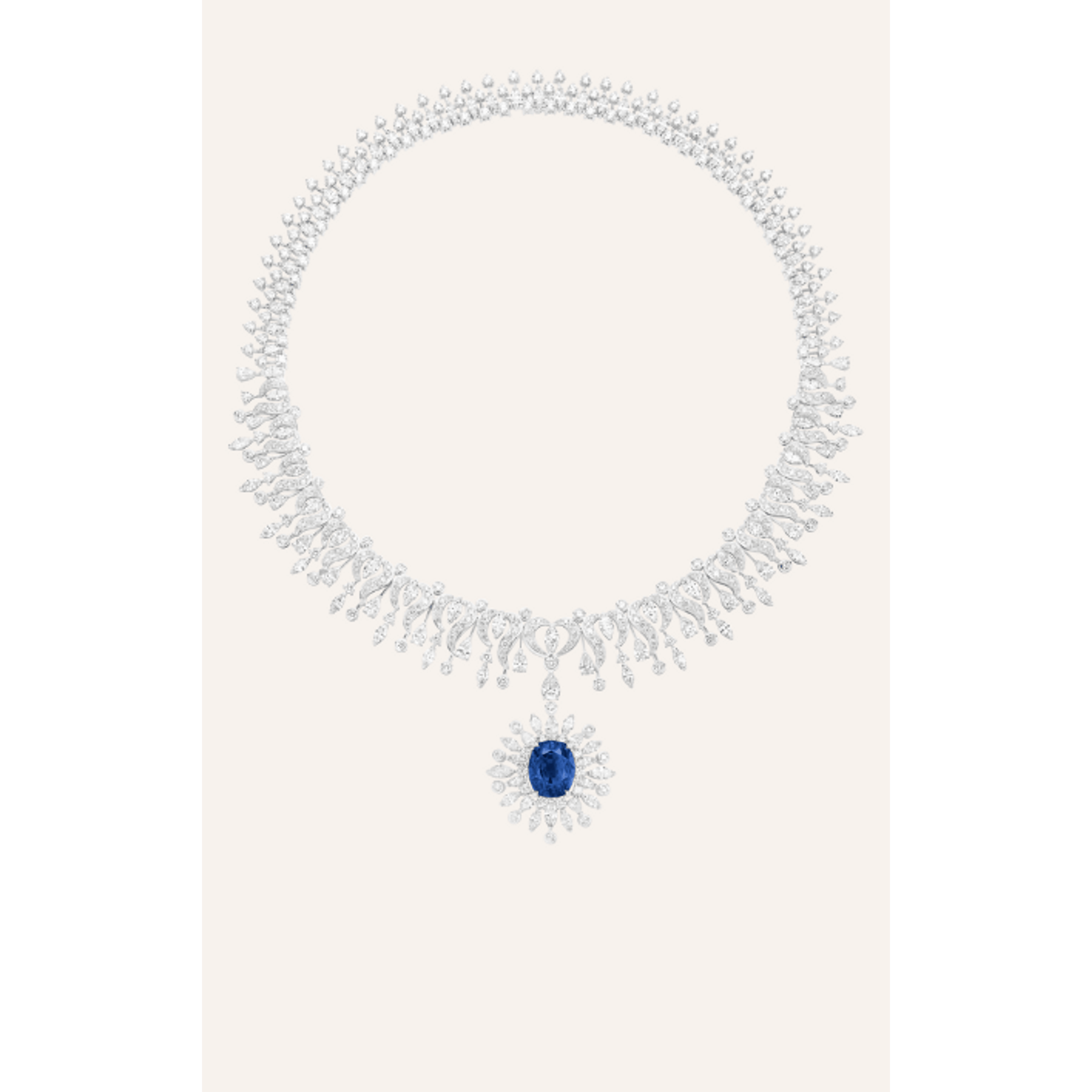 Piaget伯爵高級珠寶藍寶石項鏈