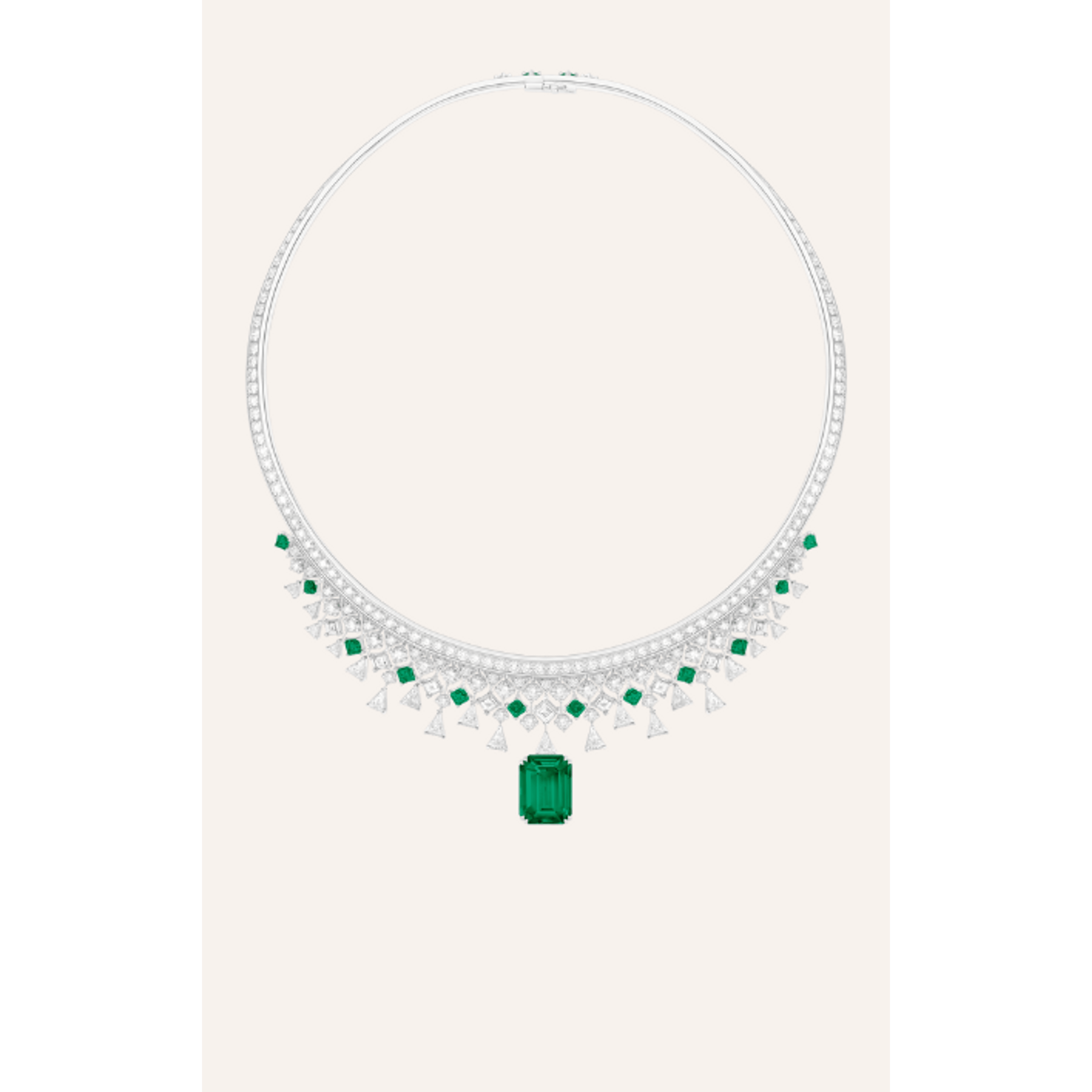 高級珠寶祖母綠項鏈