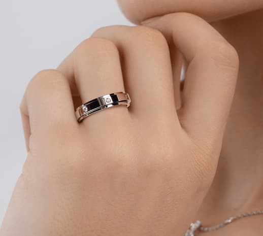 Piaget Ladies White Gold Possession Wedding Ring, Size 56 G34PR656