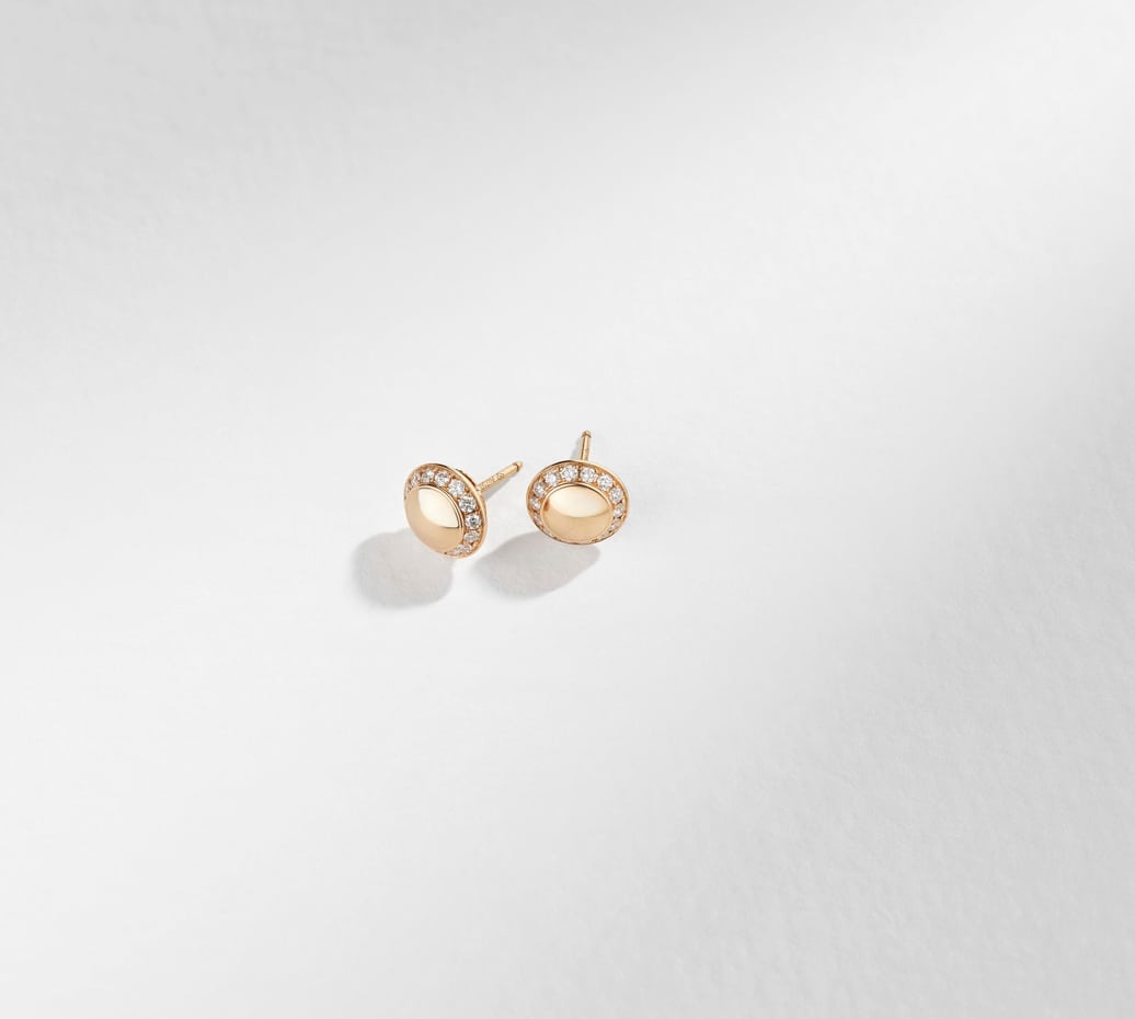 Piaget Rose Gold Diamond Earrings G38P1A00