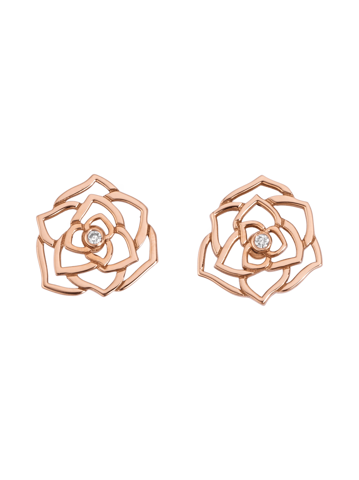 Rose earrings — G38U0069
