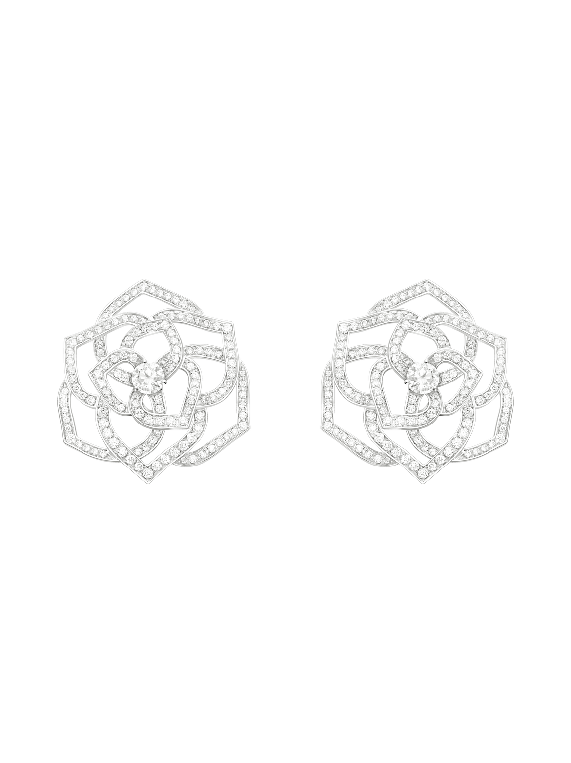 Rose earrings — G38U0082