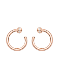 Possession open hoop earrings
