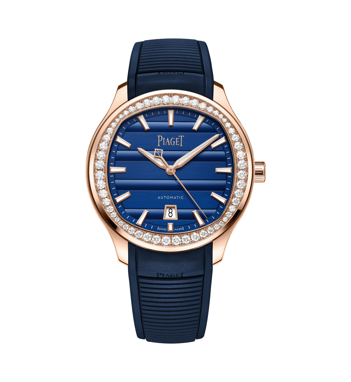 오토매틱 로즈 골드 다이아몬드 워치