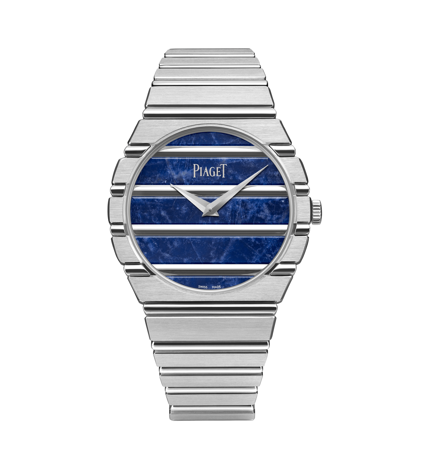 오토매틱 화이트 골드 소달라이트 시계