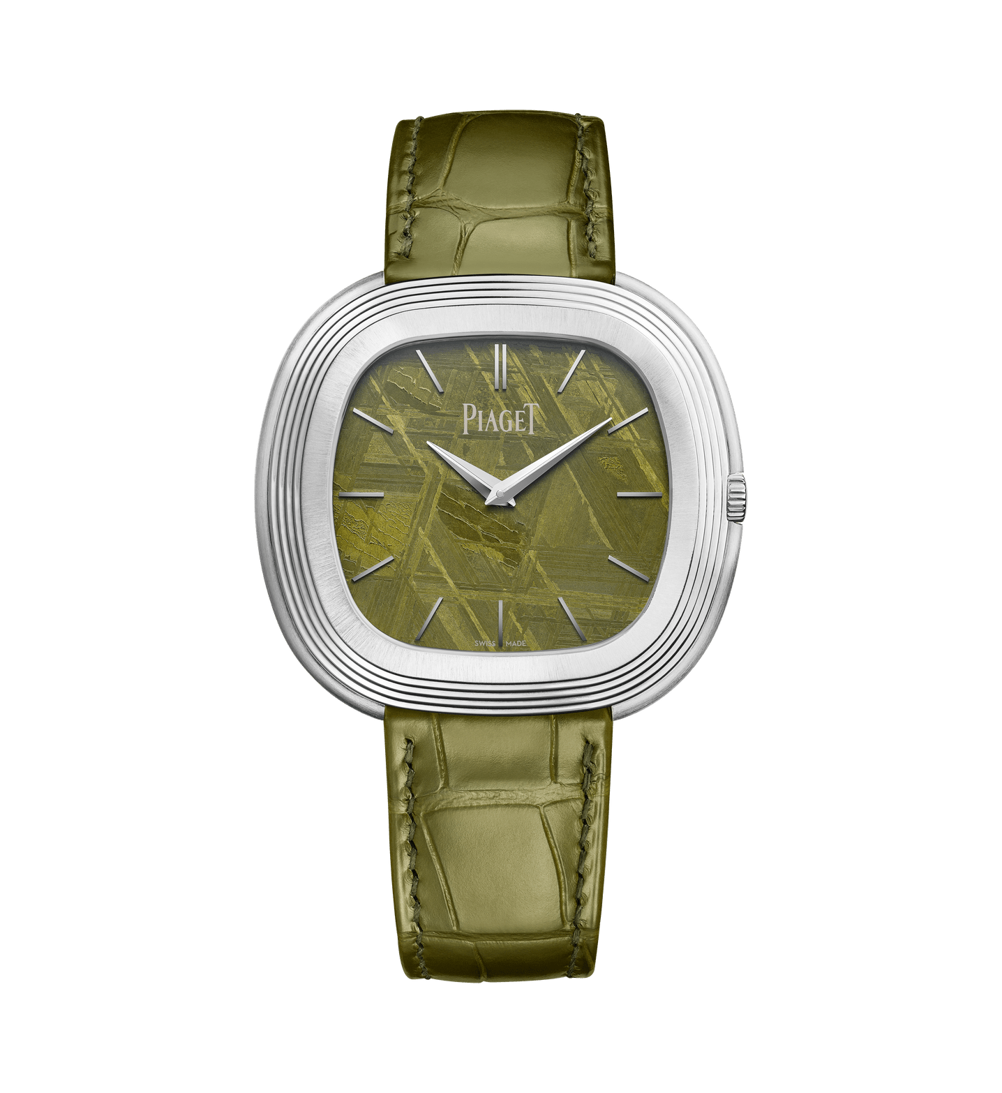 오토매틱 화이트 골드 시계