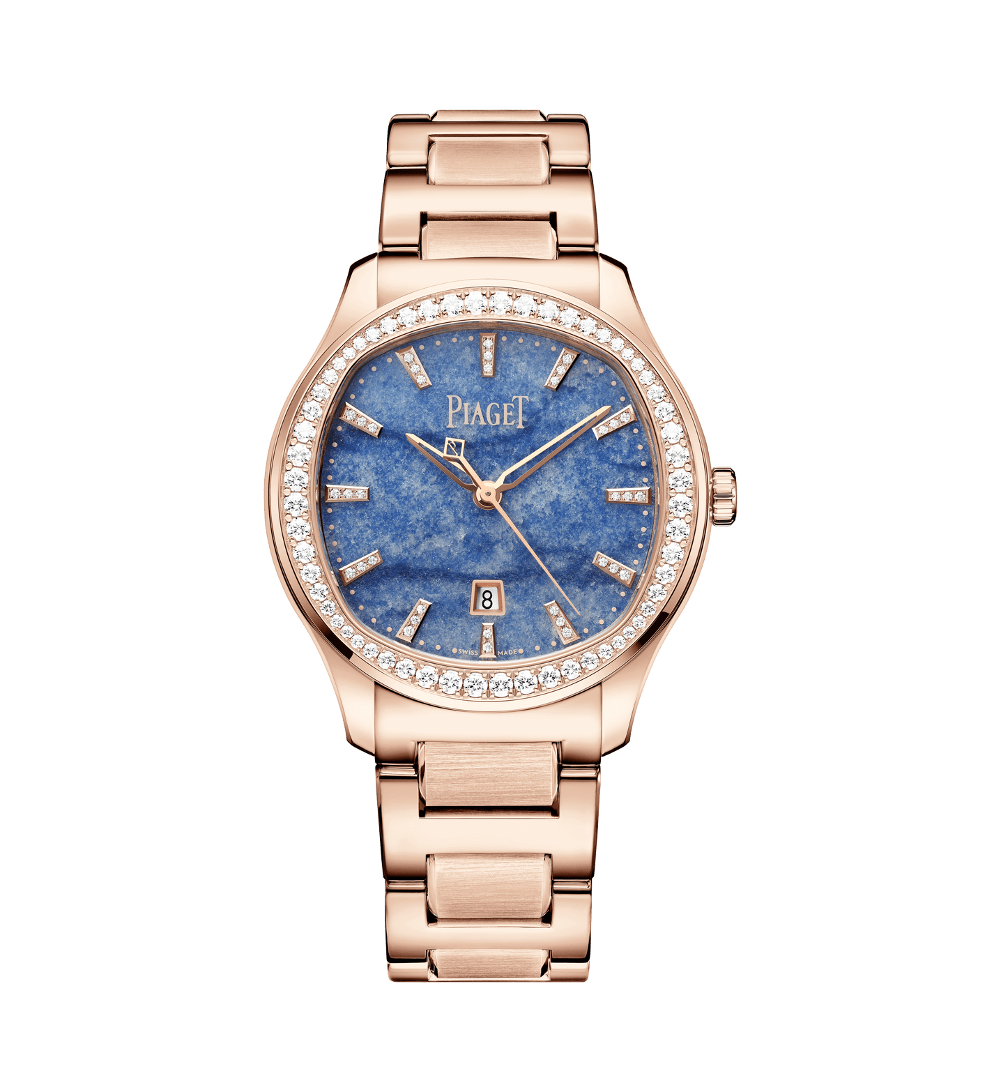 오토매틱 로즈 골드 다이아몬드 시계