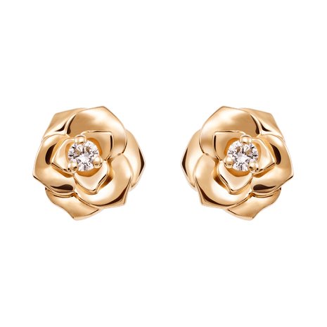 Rose Gold Diamond Earrings G38u0074 Piaget Luxury Jewelry Online Piaget Rose Earrings
