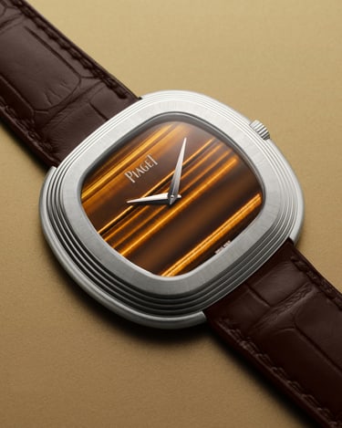 Piaget watch blue dial servicing