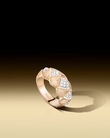 Piaget Sunlight rose gold diamond ring