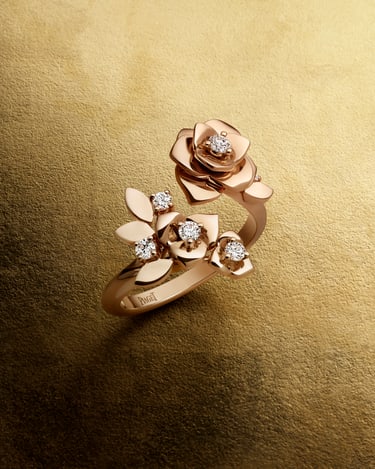 Piaget Rose rose gold diamond ring