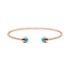 Possession open bangle bracelet