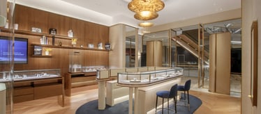 Piaget luxury diamond jewellery boutique in Wuhan Heartland 66